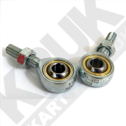 M12 X 12mm Male Left Hand Thread Rose Joint – Track Rod End For Go Kart, Race Rally, Xtreme Brand